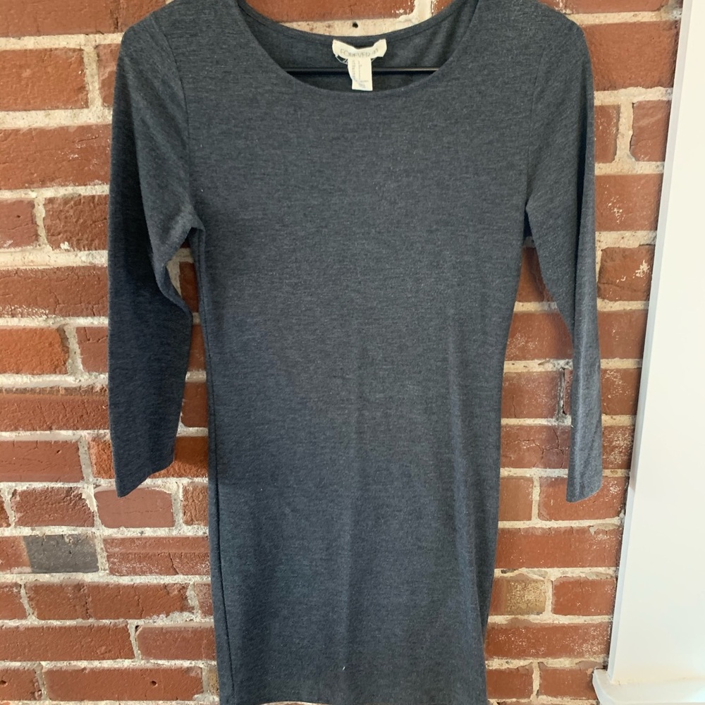 Grey Mini Dress